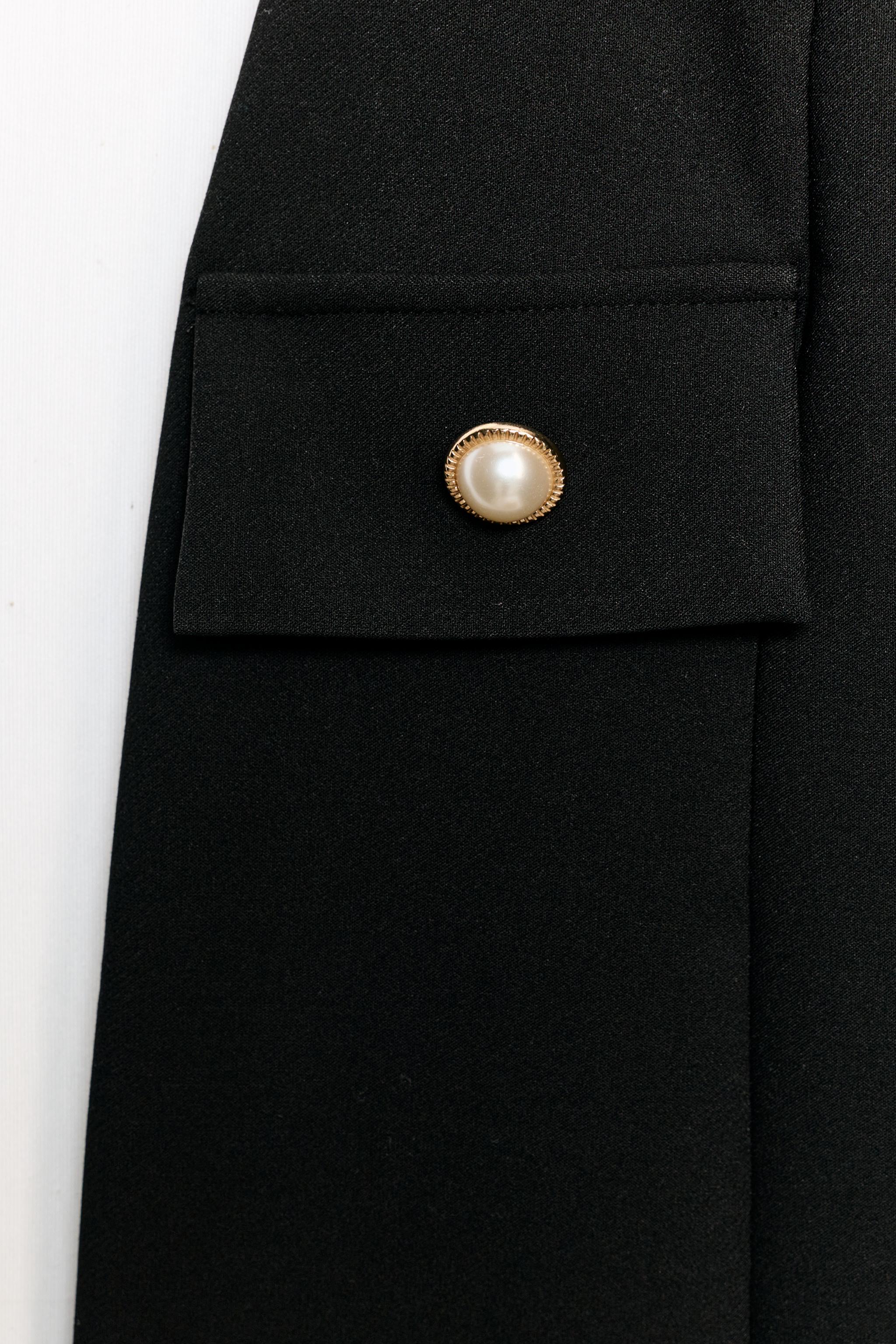 SHOULDER PAD MINI DRESS
